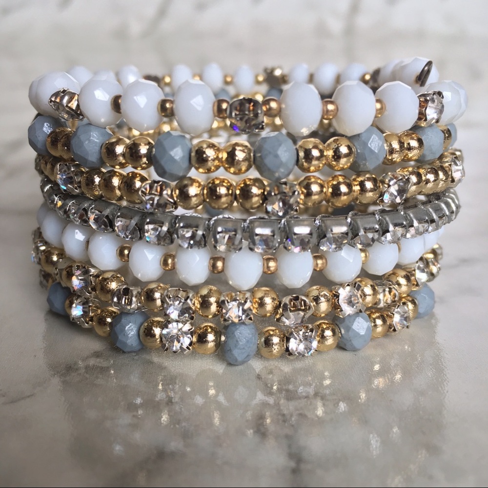 Multi Color Coil Stack Bracelet ✨Final Price 😘